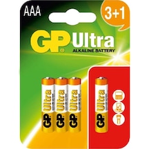 GP Ultra 24AU3 Alkalin AAA İnce Kalem Pil 4'lü