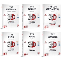 3d Yayınları 2024 Tyt Sayısal Video Destekli Defter Seti 6 Kitap