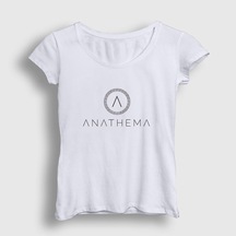 Presmono Kadın A Anathema T-shirt Beyaz