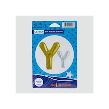 Sarı - 316 - Renkli 40x100 Harfli - Nazblsmm - Folyo Balon