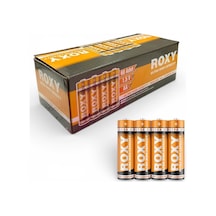 Roxy Aa Metal Kılıflı Çinko Karbon Pil - 60adet