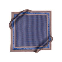 Pierre Cardin Crepe Saten Eşarp Logo Desenli Logo Desenli