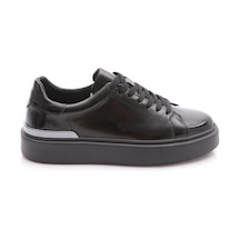 Dgn 289 Erkek Sneaker Ayakakbi Siyah Kırışık Rugan