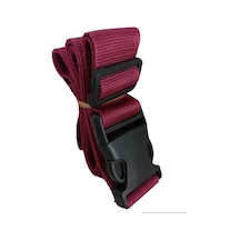 Bordo Renk Valiz Bavul Emniyet Kemeri 1 Adet En 4cm Bordo