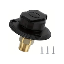 Willowhaven Siyah Rv Tatlısu Giriş Vanalı 3/4 Nh Dişi 1/2 Npt Erkek Bağlantı