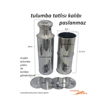 Paslanmaz Tulumba Tatlısı Kalıbı 4 Yıldızlı Tulumba Çıkarma Kalıb