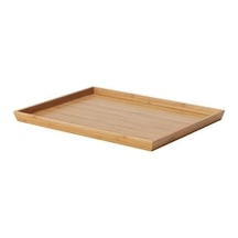 Bambu Kare Tepsi 25x33 Cm Sunum Tepsi Çok Renkli