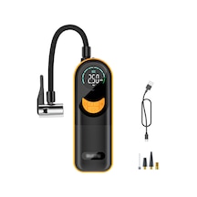 Yaozixa Kablosuz Akıllı Arabalar Lastik Hava Pompa, 4 Ön Ayar Modlu, Dijital Ekranlı, Otomatik Durdurma, 2000mah Li-po Pil, 150 Psı, Led Işık