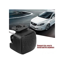 Novahub Araba Ses Tweeter 12v Dc, Güçlü Yüksek Sesli Kare Hoparlör, 2 Adet Siyah, Evrensel Otomobil Ses Sistemi Uygun