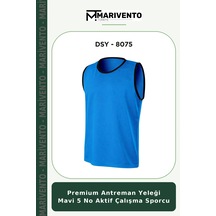 Premium Antreman Yeleği Mavi 5 No Aktif Çalışma Sporcu