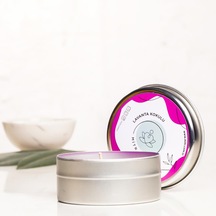 Mitr Lavanta Aromalı Metal Mum Çok Renkli