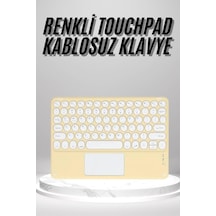 Touchpad Uyumlu Bluetooth Klavye Slim Kablosuz Wifi Q Klavye Mh-hs6872-0099