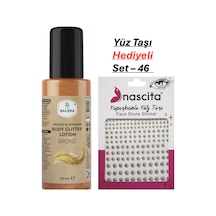 Vücut Losyonu Simli 125 Ml & Yüz Taşı Hediyeli-46