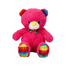 Mey İthalat S00002962 Eluş Ayı Renkli Kurdelalı 30cm.6r. -sun Pembe