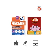 6. Sınıf Matematik A Soru Bankası + Paragraf Deneme Bigelio + Fenomen