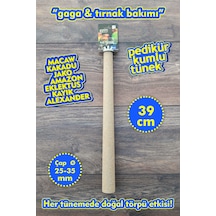 Vixpet Venty Konik Kumlu Pedikür Papağan Tüneği 39 Cm Jako, Amazon, Macaw Kakadu, Kayık, Eklektus, Alexander - Fx100