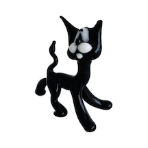 El Yapımı Murano Cam Kedi Biblo A08