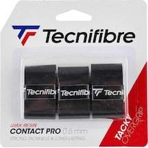 Tecnifibre Contact Pro 0.6mm Siyah 3lü Overgrip