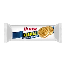 Ülker Kremalı Sandviç Bisküvi 24x61g Sade - Pratik Atıştırmalık 2'li Ekonomik Paket Avantaj Paketi M