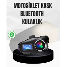 Su Geçirmez Bluetooth 5.3 Kask Kulaklığı 1000mah Bataryalı - Bayi Depom
