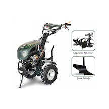 Kaan 29 S 7 HP 2+1 Şanzımanlı Benzinli Çapa Makinesi + Çapa Alt Grubu + Pulluk