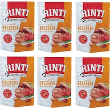 Rinti Pouch Tavuklu Köpek Yaş Mama 6 x 400 G