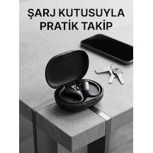 Bluetooth Kablosuz Kulaklık Kulak Kancalı Şarj Göstergeli - Lisinya Standart