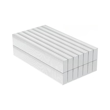 100 Adet 15x10x1.5 Mm Köşeli Neodyum Mıknatıs N35 Magnet Dayanıklı Nikel Kaplama