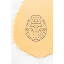 Beyin Kurabiye Kalıbı, Hamur Şekillendirici Beyaz