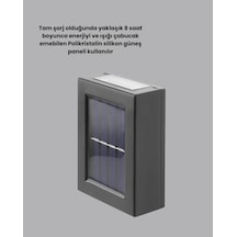 Hnrlıshp Dış Me Güneş Paneli İle Aydınlatma Lambası