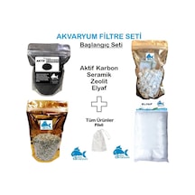 Sump Ve Dış Filtre Malzeme Bakım Seti, Seramik, Elyaf, Karbon, Zeolit