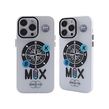 Apple iPhone Uyumlu 13 Pro Kılıf Apollo Magneticsafe Desenli Kapak - Apollo Şeffaf - 3 Bz8683140477578