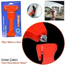 Carub Oto İmdat Çekici Cam Kırıcı + Kemer Kesici