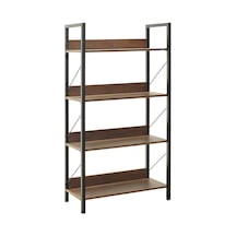 Profile 4 Raflı Kitaplık-koyu Ceviz Oslo Ceviz 73x136x35 Cm Gxyxd