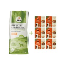 Kito Kuzu Etli Yetişkin Köpek Maması 7 KG + Kito Fresh Kuzu Etli Köpek Yemeği 6'lı