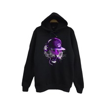 Aslan Dj Baskılı Çocuk Sweatshirt Siyah