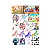 Unicorn Sticker Set 6 16 Parça Telefon, Tablet, Defter, Laptop Sticker
