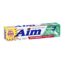 Aim Multi-Benefit Whitening Fresh Mint Beyazlatıcı Diş Macunu Jeli 156 G
