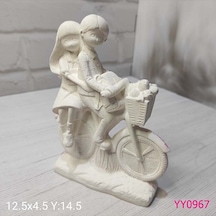 Yy0967 Bisikletli Sevgililer Biblo Silikon Kalıp