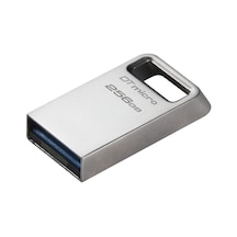 Kingston Dtmc3g2-256gb Datatraveler Micro 200mb-s Metal Usb 3.2 Gen 1 Flash Bellek Kdo