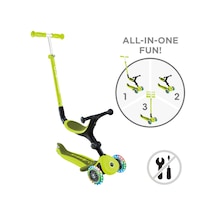 Globber Go Up Active Işıklı Scooter - Yeşil