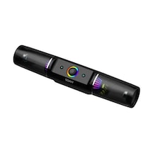 Soaiy SH19 Simple Versiyon Kablosuz Bluetooth Hoparlör - RGB Işıklı - Stereo - ZORE-219890