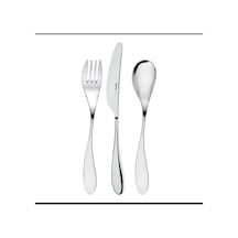 Hisar Özel Tasarım Aqua 36 Parça 6 Kişilik Çatal Kaşık Bıçak Takımı Elvin Home Concept Metal