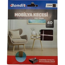 Bondit Kare Mobilya Keçesi 25mm 40 Adet Bnd01099525