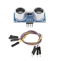 Hc Sr04 Ultrasonik Mesafe Sensörü 4 Adet Dişi Erkek Jumper Kablo