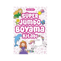Süper Jumbo Boyama Kitabı - Pembe Dünya