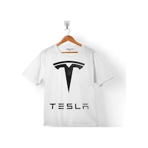 Tesla Motors Nıkola Tesla Logo Elon Musk Çocuk Tişört 001