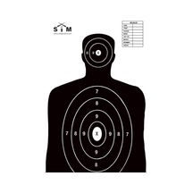 Sim Taktik Atış Hedef Kağıdı 64x90cm 90 gram No1 20 Adet