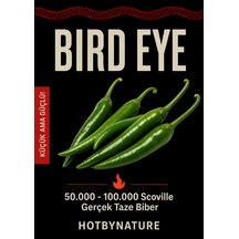Bird Eye Pepper / 50.000 100.000 Scoville - Gerçek Taze Acı Biber