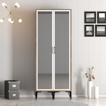 Variant Kumsal 2 Kapılı Rr Gardrop - Ceviz / Beyaz